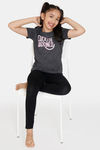 Rosaline Girls Knit Poly Top (Pack of 2) - Grey Black — thumbnail 5